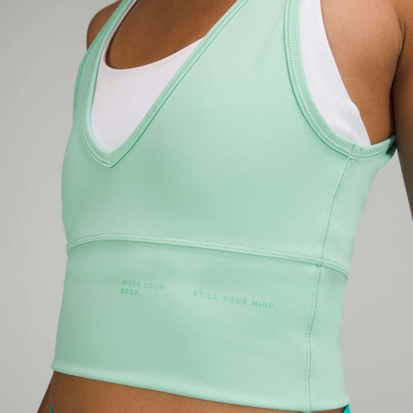 Lululemon Power Pivot Everlux Tank Top - Wild Mint Size 0-2 - Picture 8 of 8
